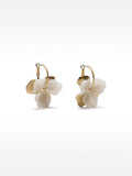 Aretes Con Flor De Resina