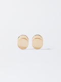 Aretes Con Efecto Mate