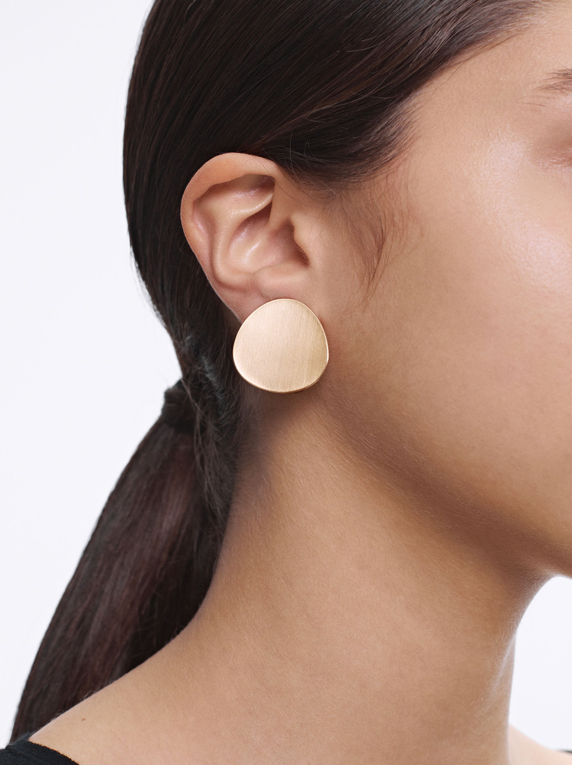 Aretes Con Efecto Mate