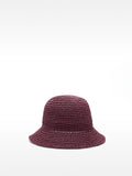 Gorro Bucket Estampado Efecto Rafia