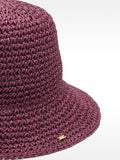 Gorro Bucket Estampado Efecto Rafia
