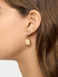 Pendientes Dorados Efecto Piedra