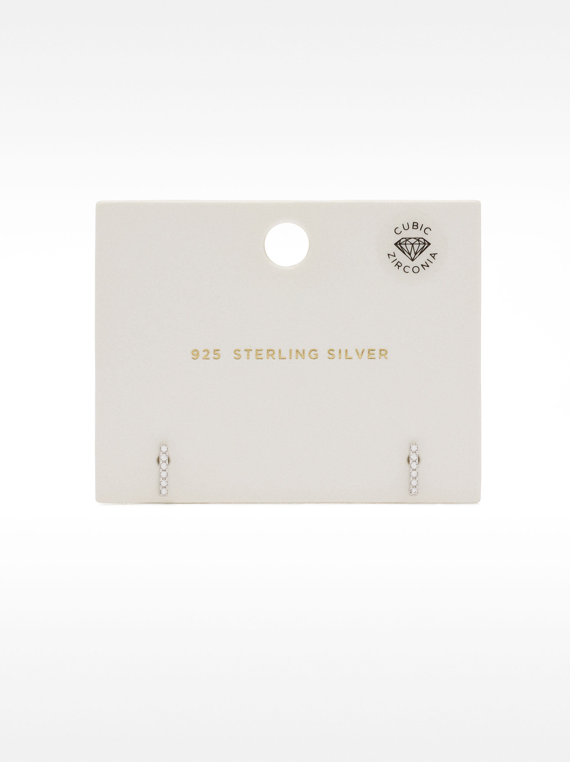 Aretes De Plata 925 Con Cristales