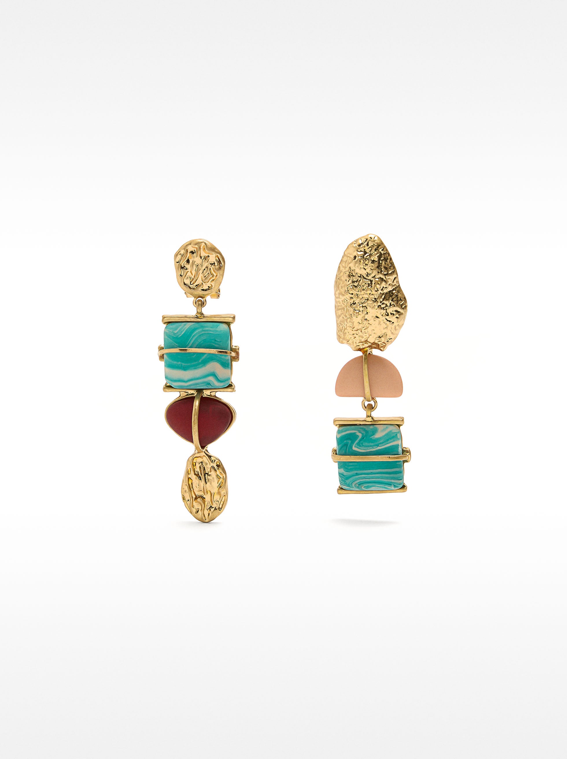 Aretes Maxi Asimétricos