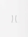Aretes Con Circonitas - Plata De Ley 925
