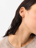 Aretes Engarzados Circonitas - Plata De Ley 925