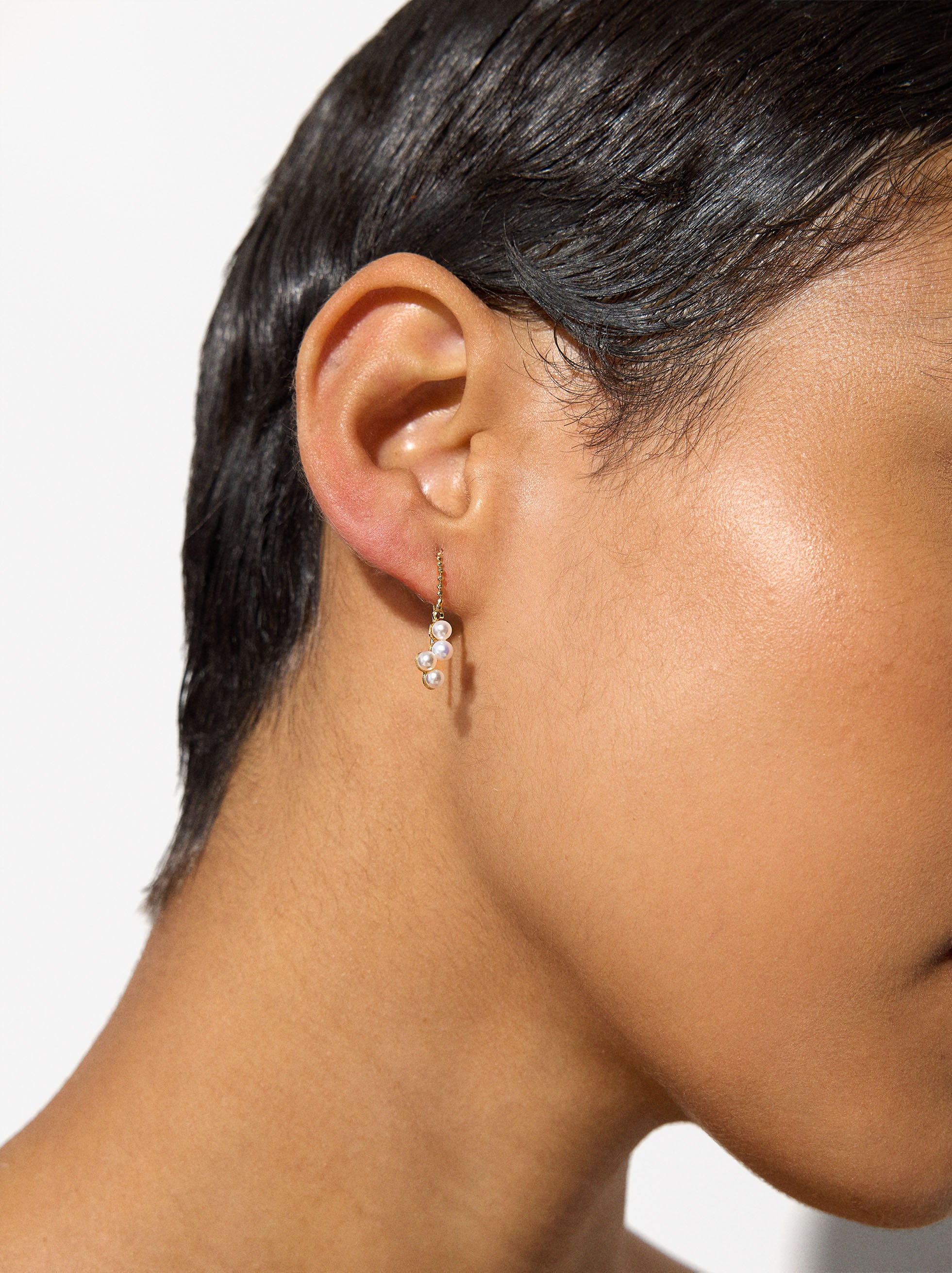 Aretes Con Perlas