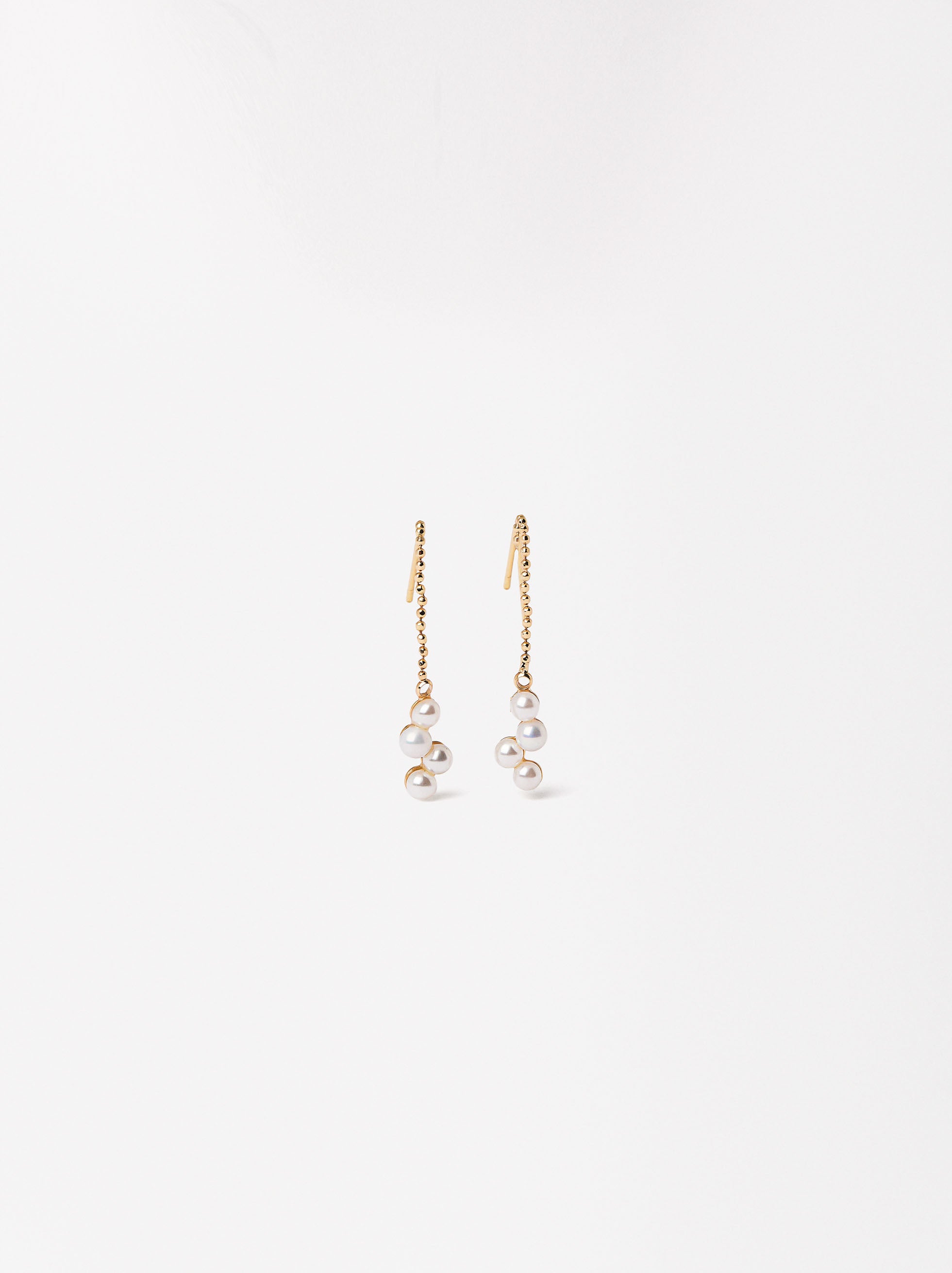 Aretes Con Perlas