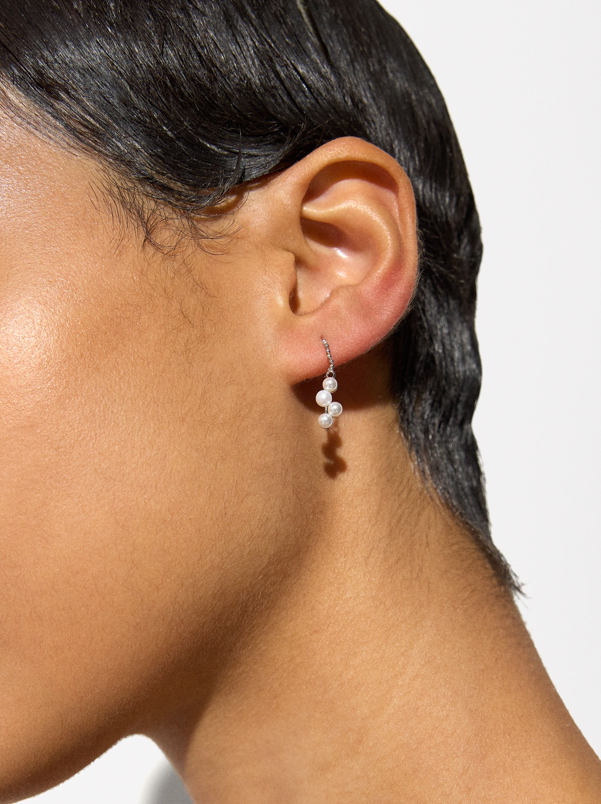 Aretes Con Perlas