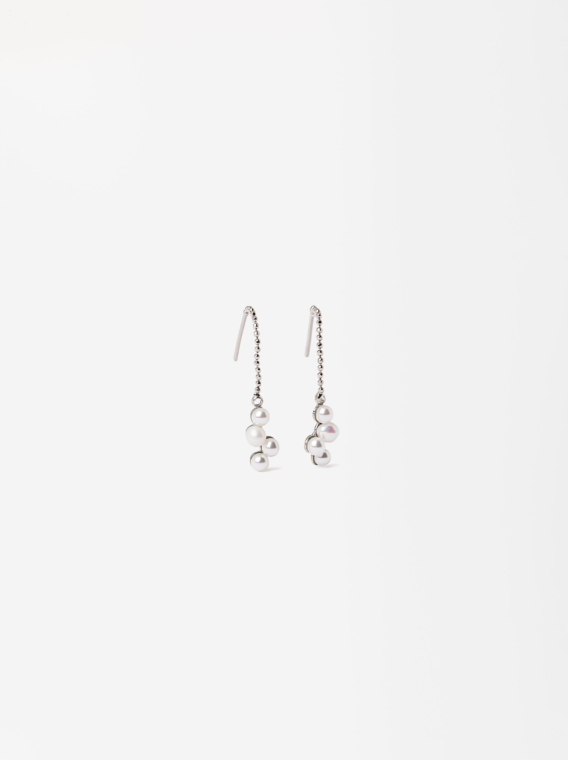 Aretes Con Perlas