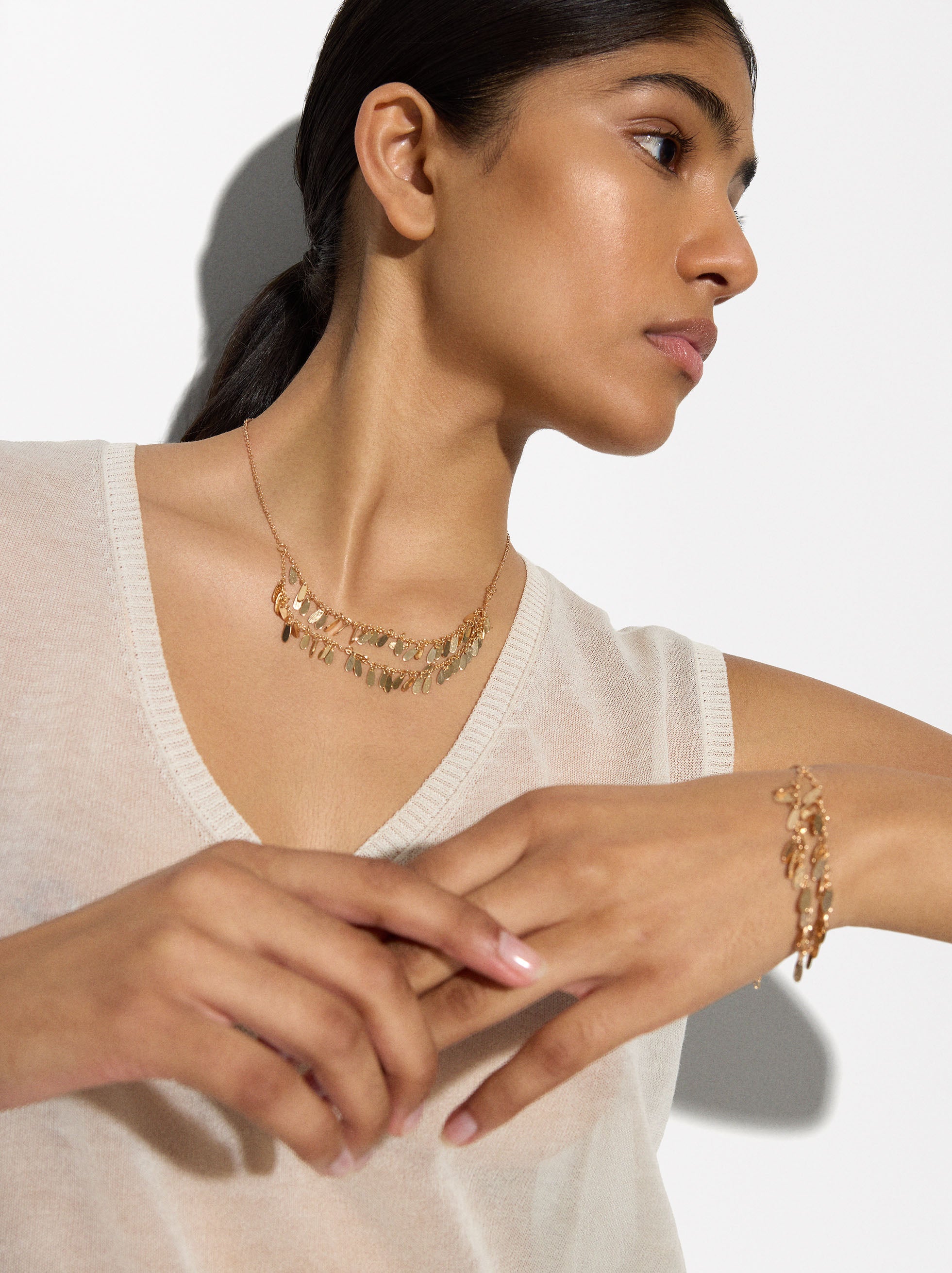 Pulsera Con Medallas