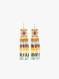 Pendientes Largos Con Cuentas
