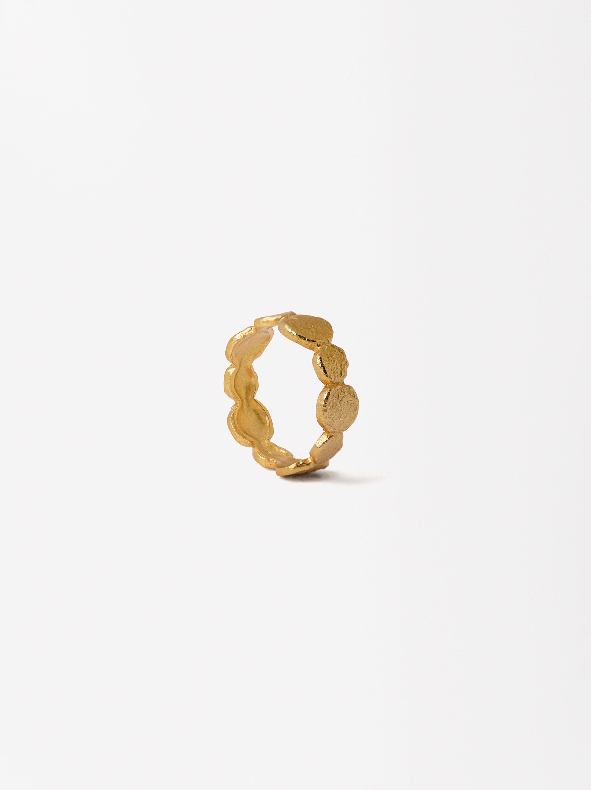 Anillo Con Esferas - Plata De Ley 925