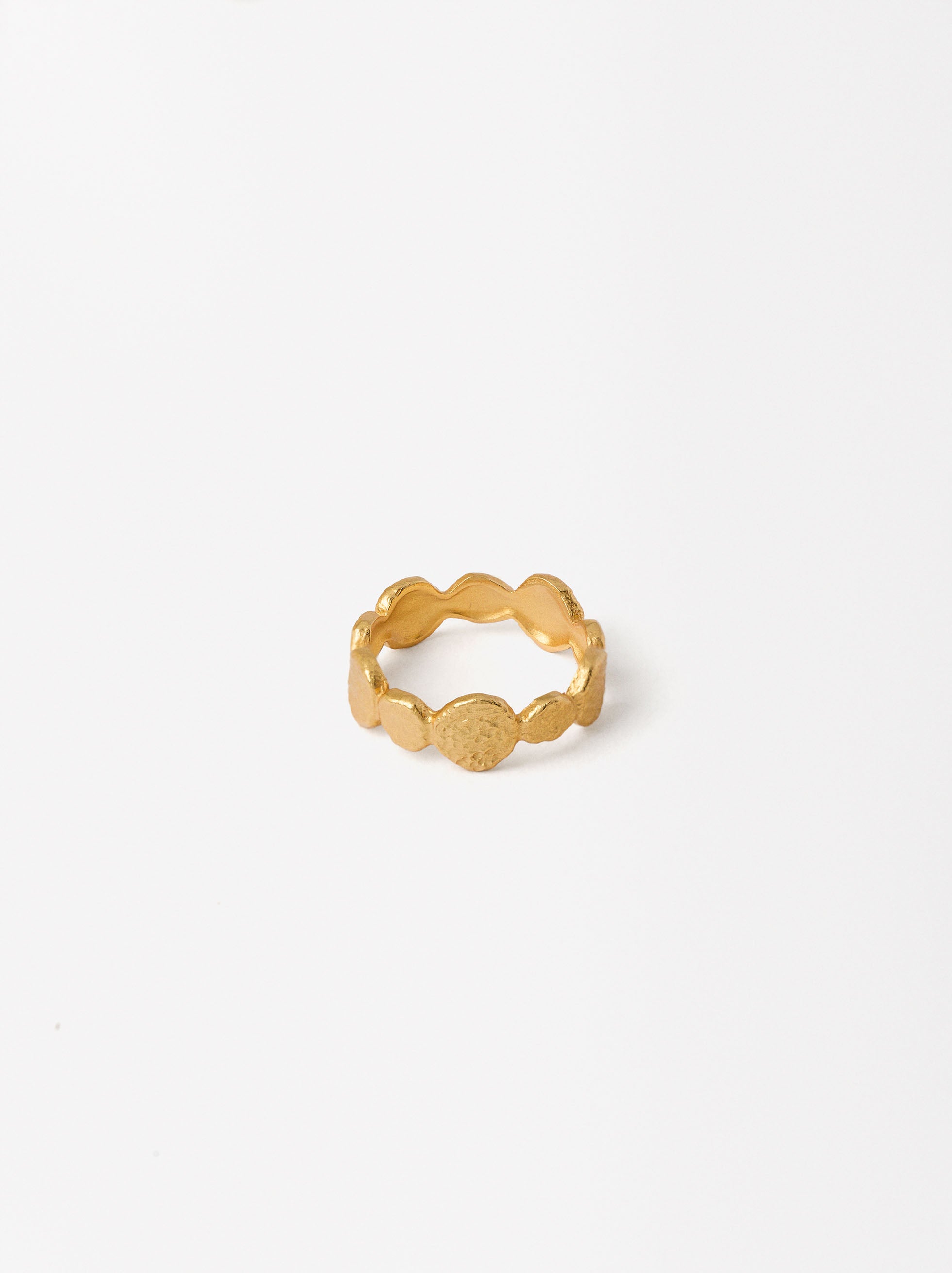 Anillo Con Esferas - Plata De Ley 925