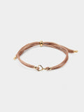 Pulsera Ajustable Con Corazones