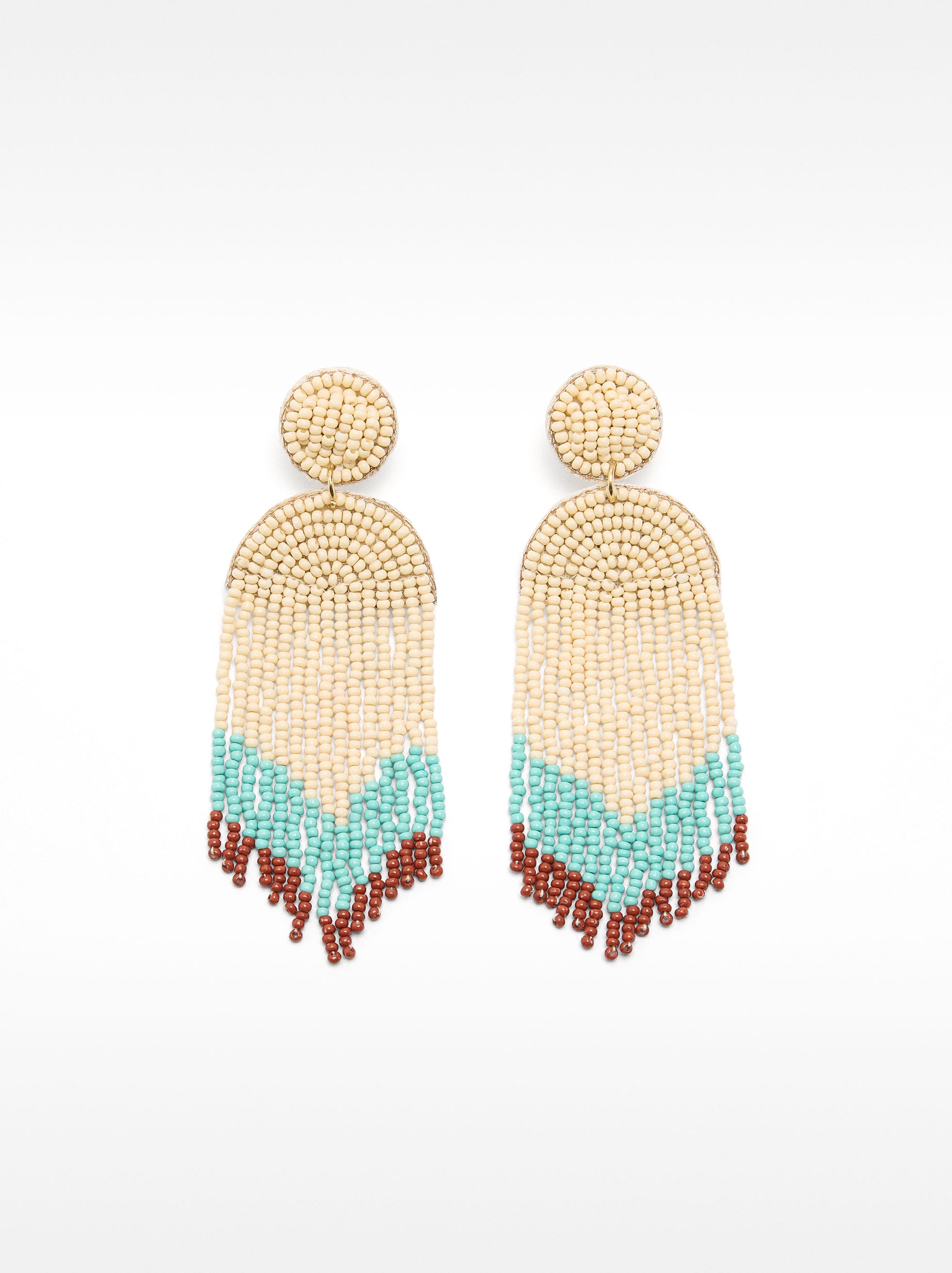 Aretes Largos De Cuentas