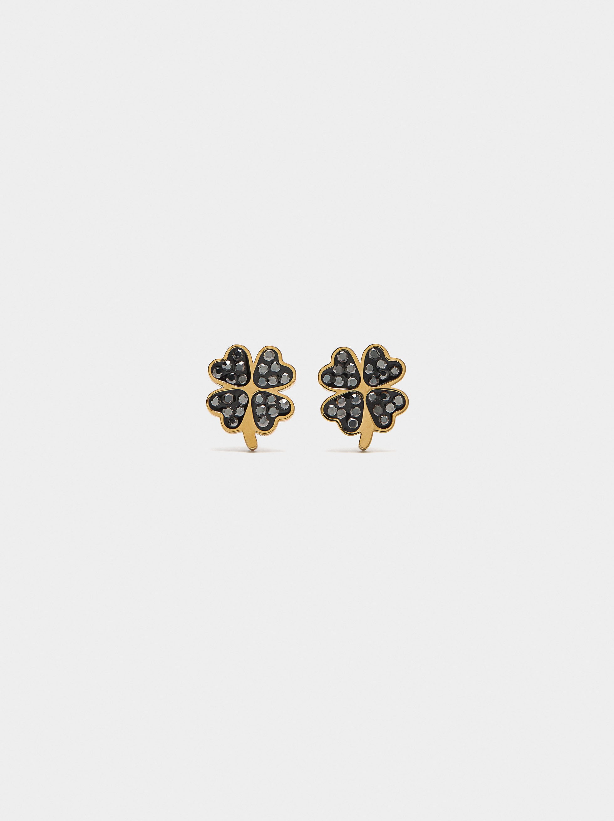 Pendientes Trébol - Acero Inoxidable