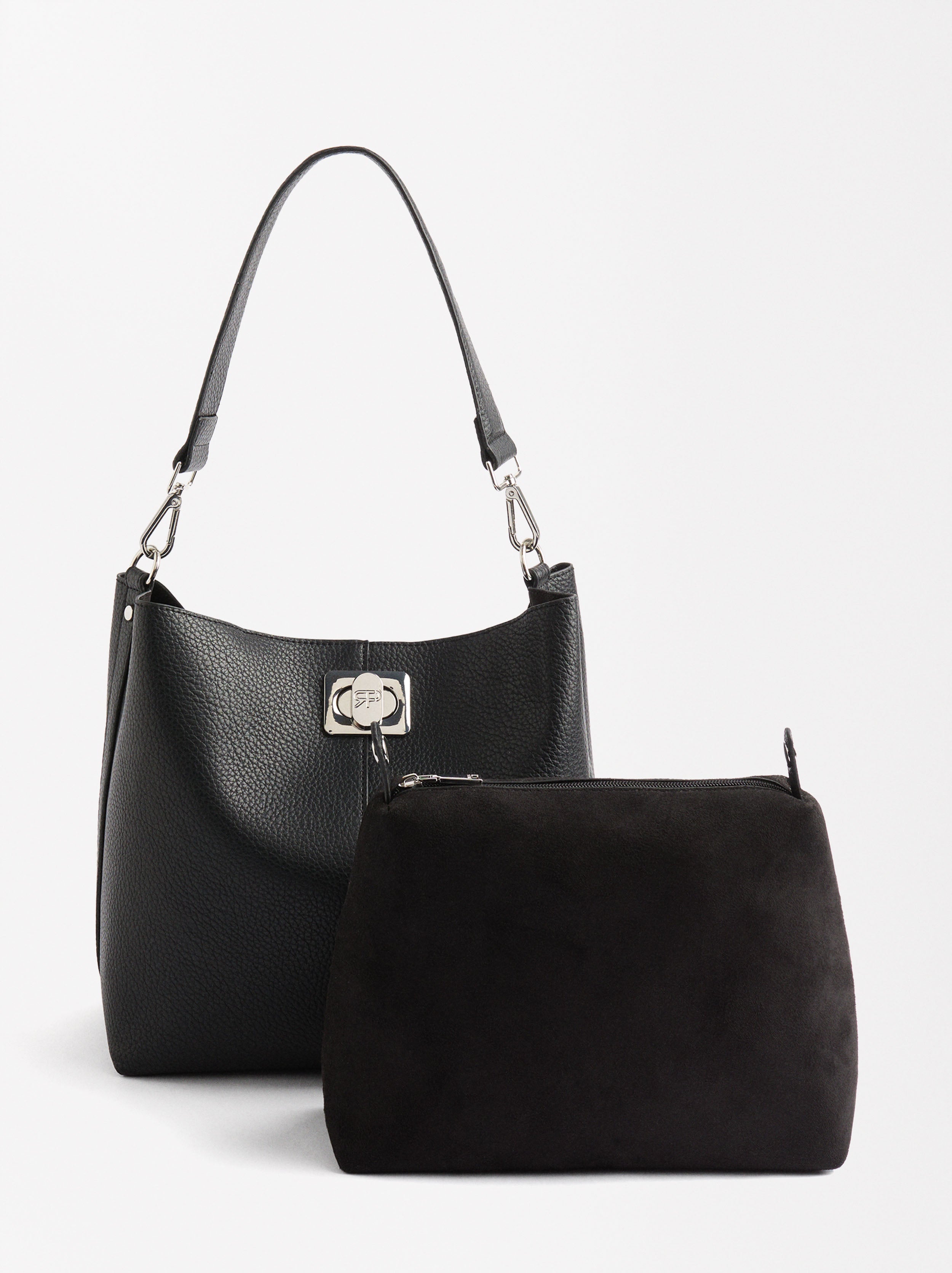 Bolso De Hombro Con Bolsa Extraíble