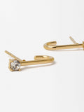 Aretes De Cristal - Acero Inoxidable