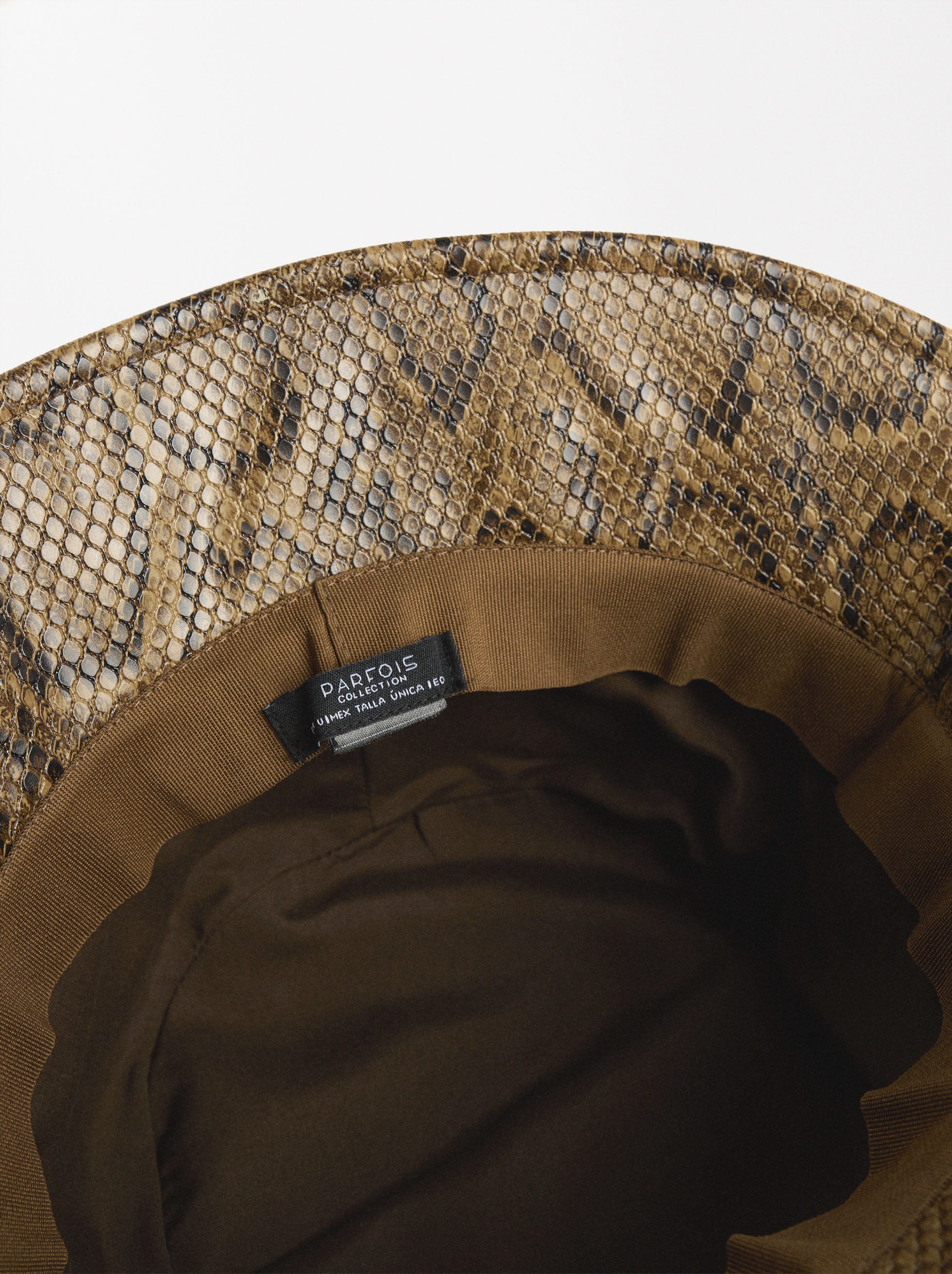 Sombrero Bucket Con Estampado Animal