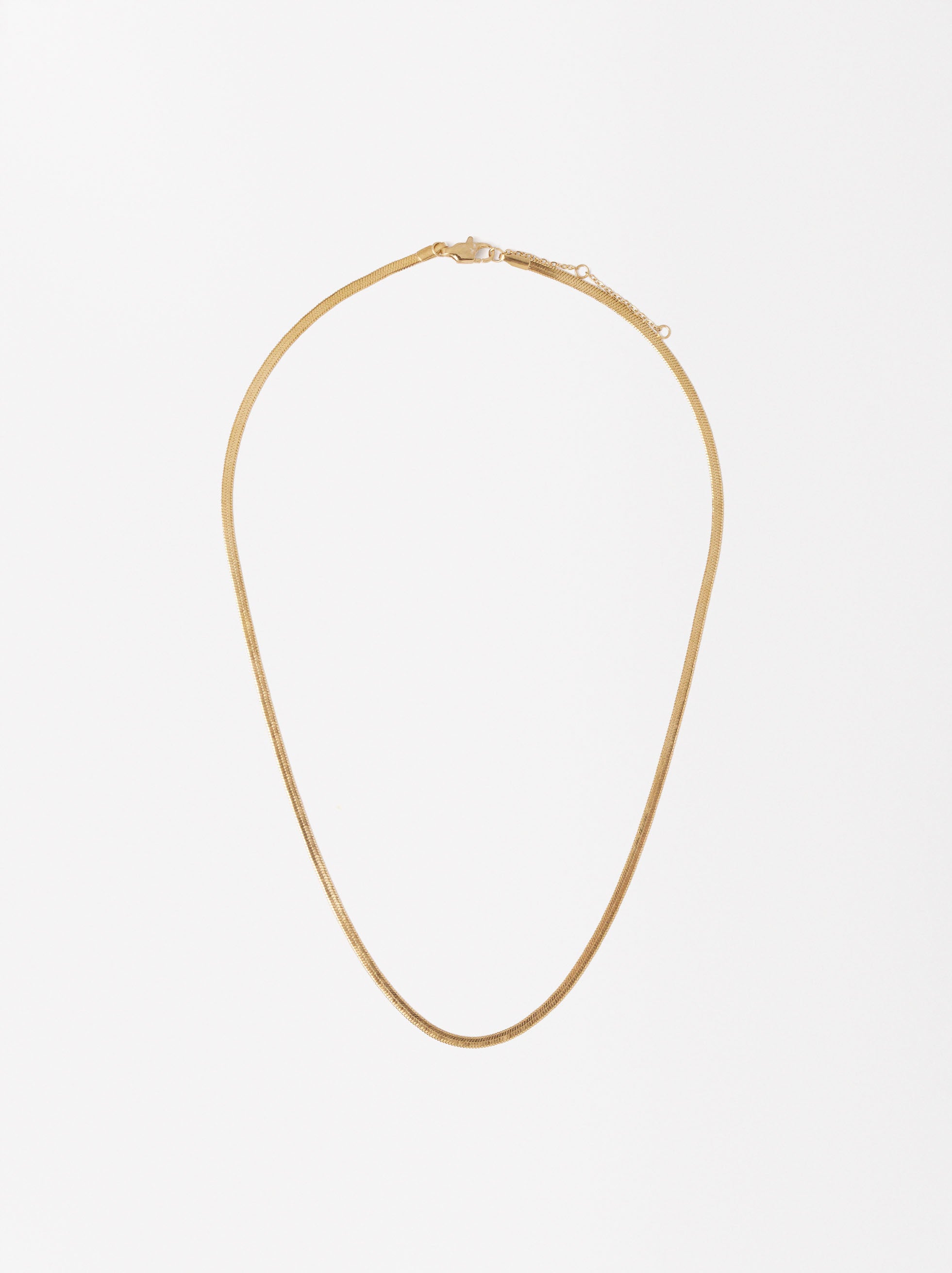 Collar De Cadena Fina - Acero Inoxidable