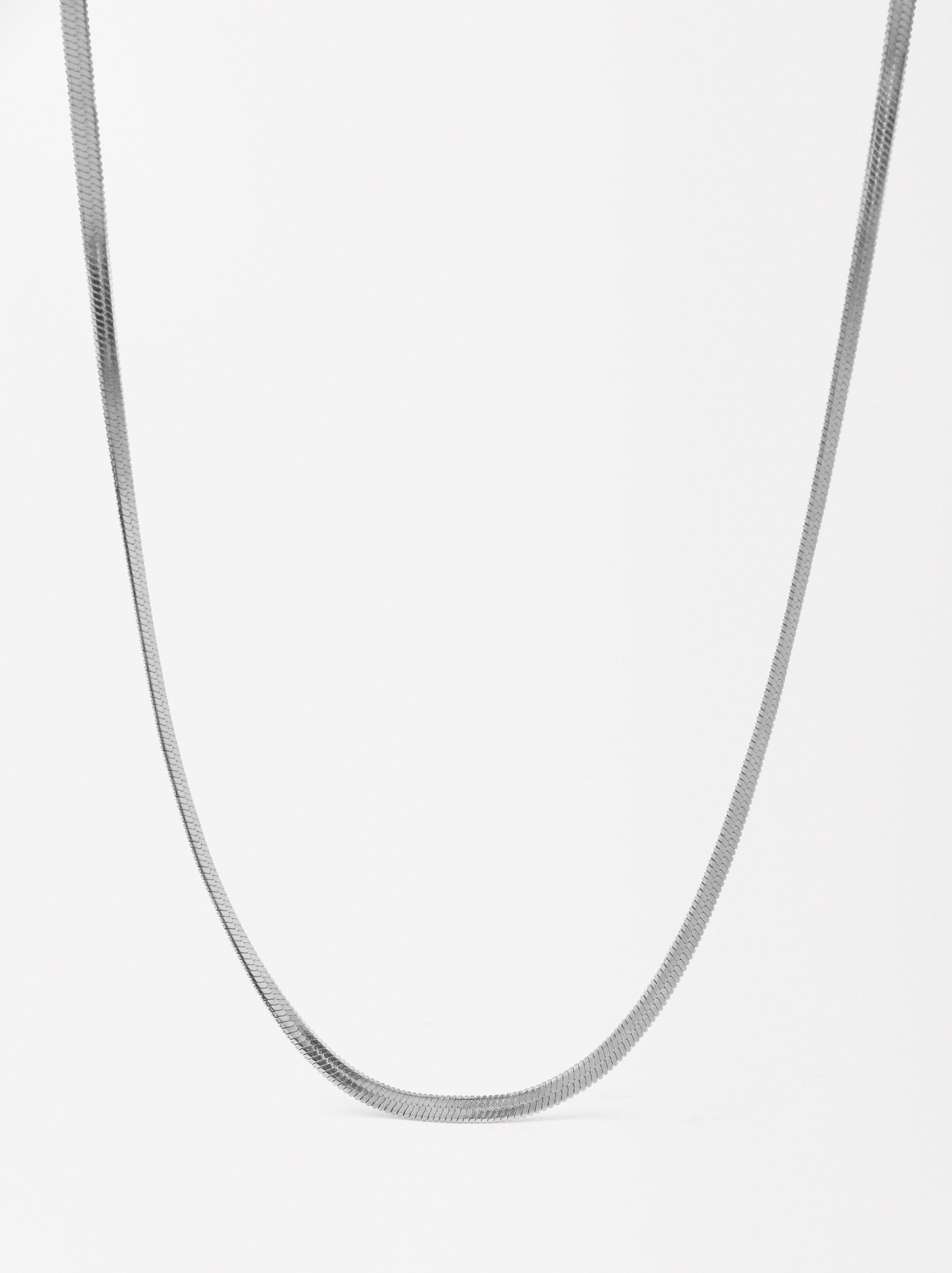 Collar De Cadena Fina - Acero Inoxidable