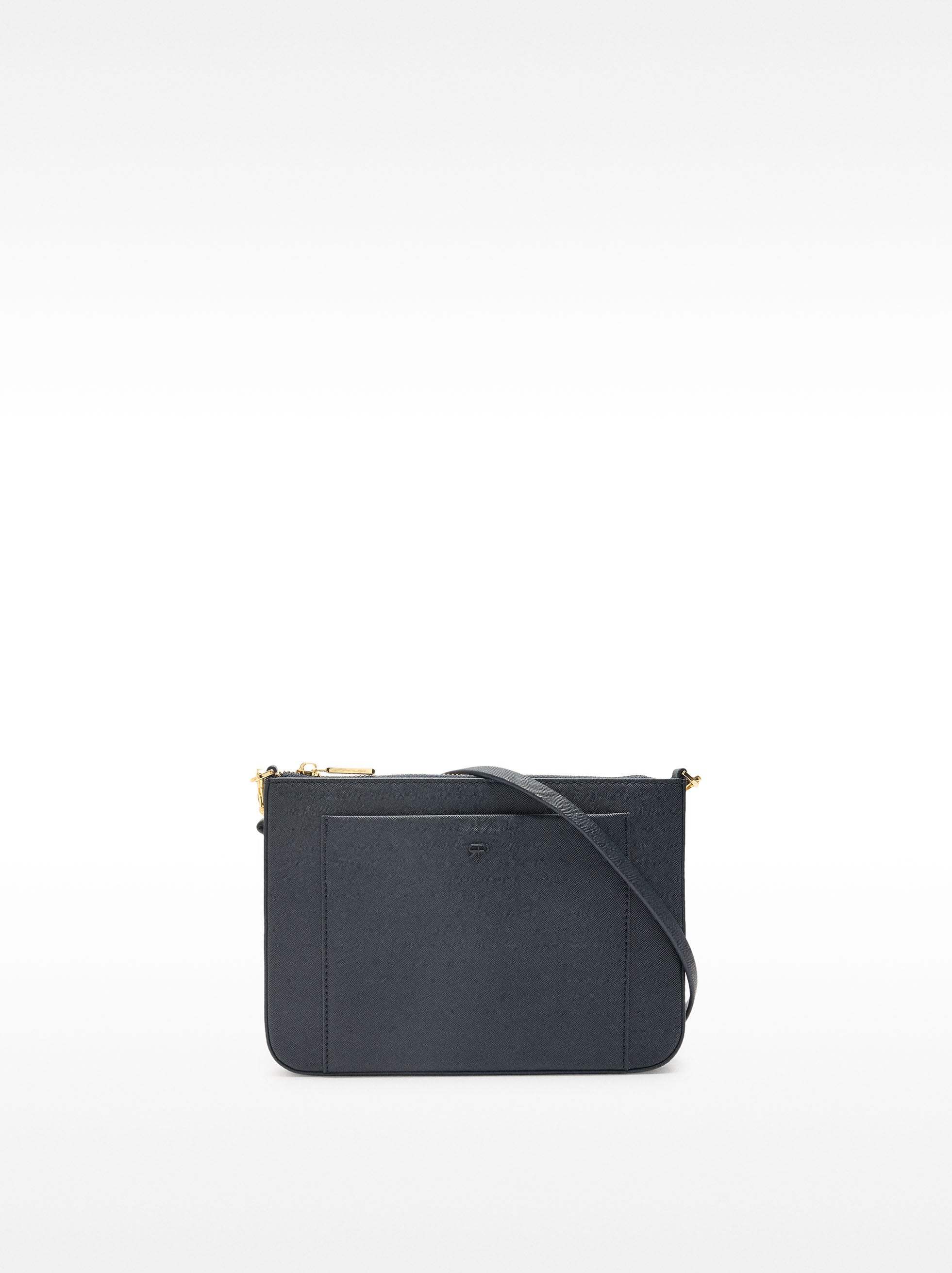 Bolso Bandolera Con Bolsillo Exterior