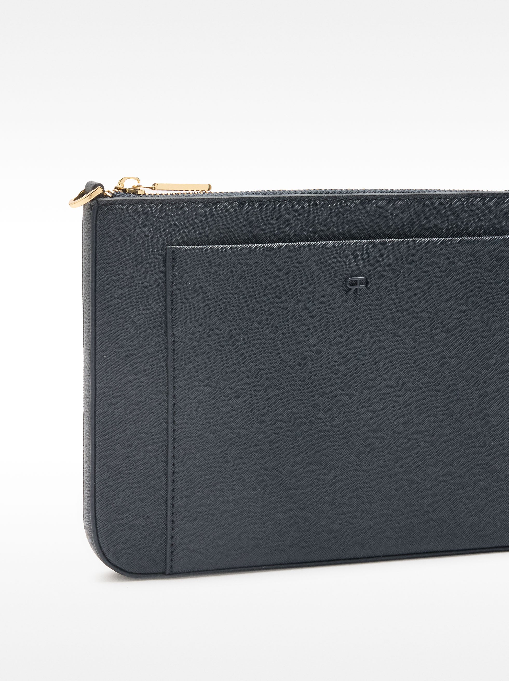 Bolso Bandolera Con Bolsillo Exterior