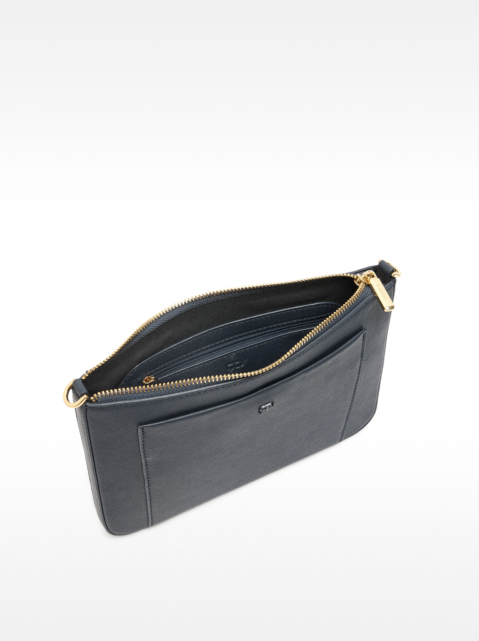 Bolso Bandolera Con Bolsillo Exterior