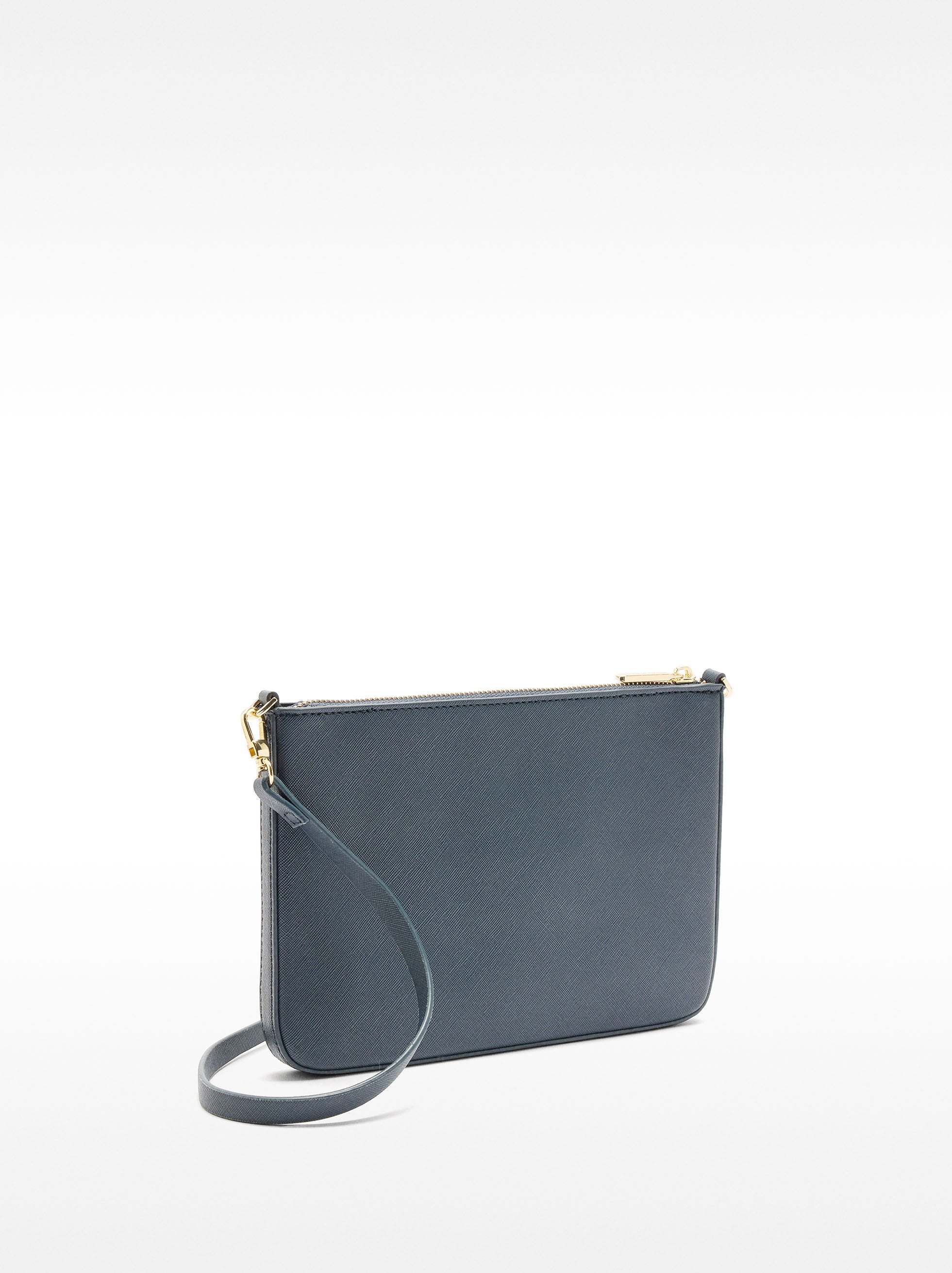 Bolso Bandolera Básico Con Textura