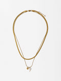 Set De Collares De Perlas - Acero Inoxidable