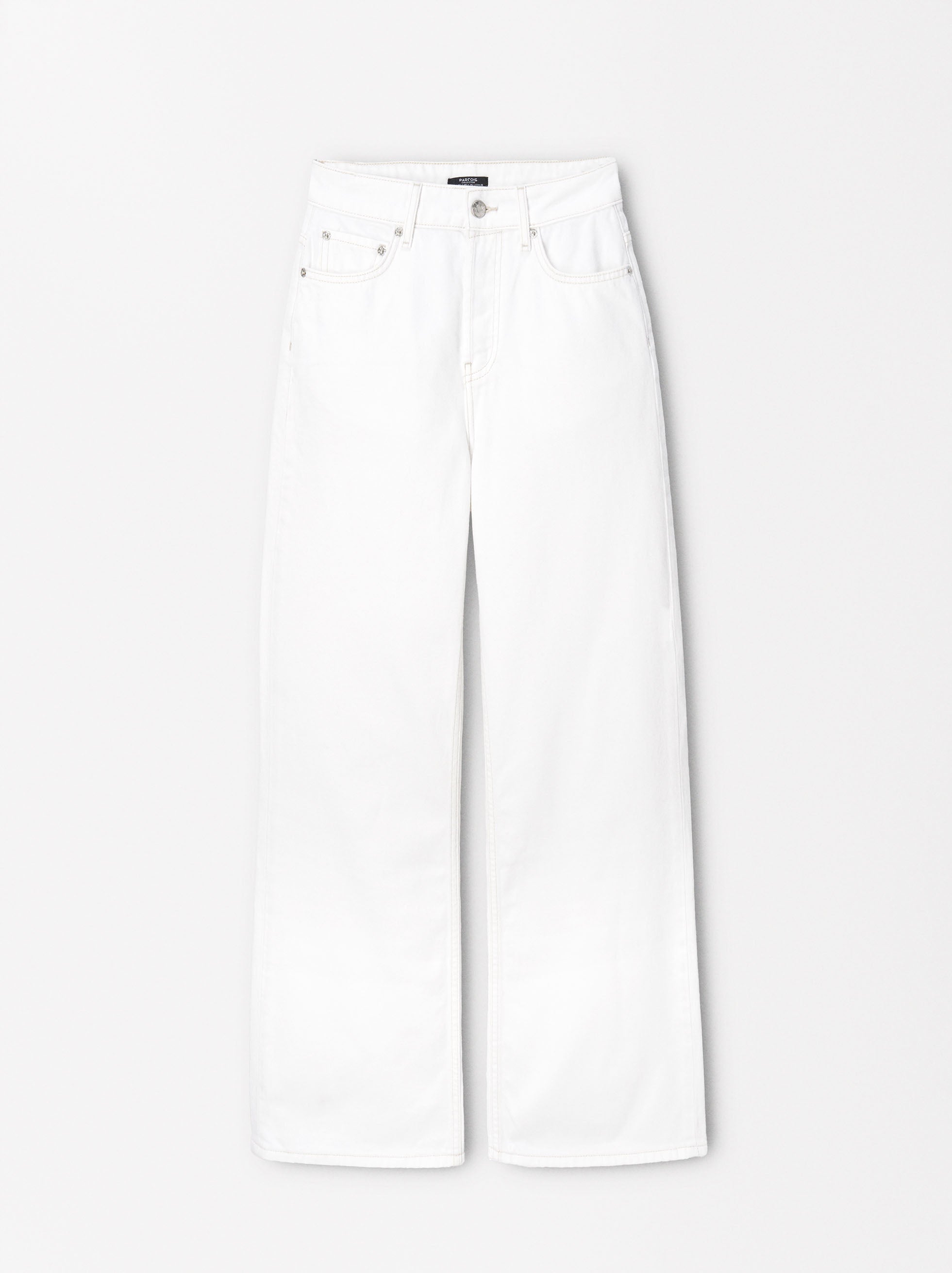 Pantalón De Denim Recto