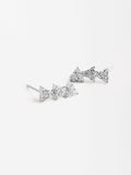 Aretes Triángulos Circonitas - Plata 925
