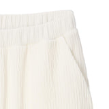 Pantalón Texturizado Con Cintura Elástica