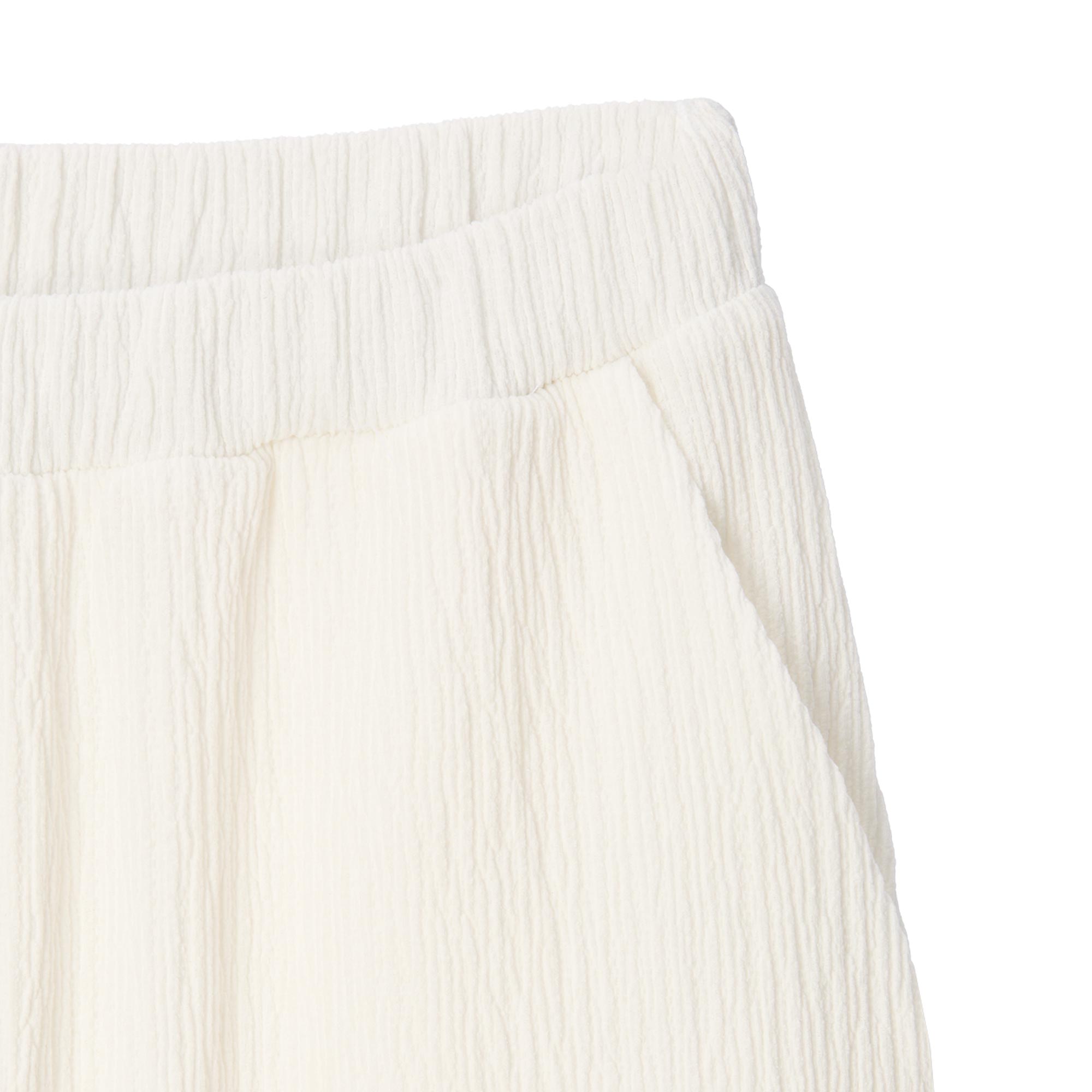 Pantalón Texturizado Con Cintura Elástica