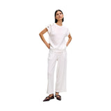 Pantalón Texturizado Con Cintura Elástica