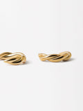 Aretes Dorados -  Acero Inoxidable
