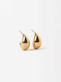 Aretes De Aro Relieve - Acero Inoxidable