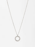 Collar Con Cristales - Acero Inoxidable