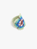 Anillo Con Flor De Abalorios