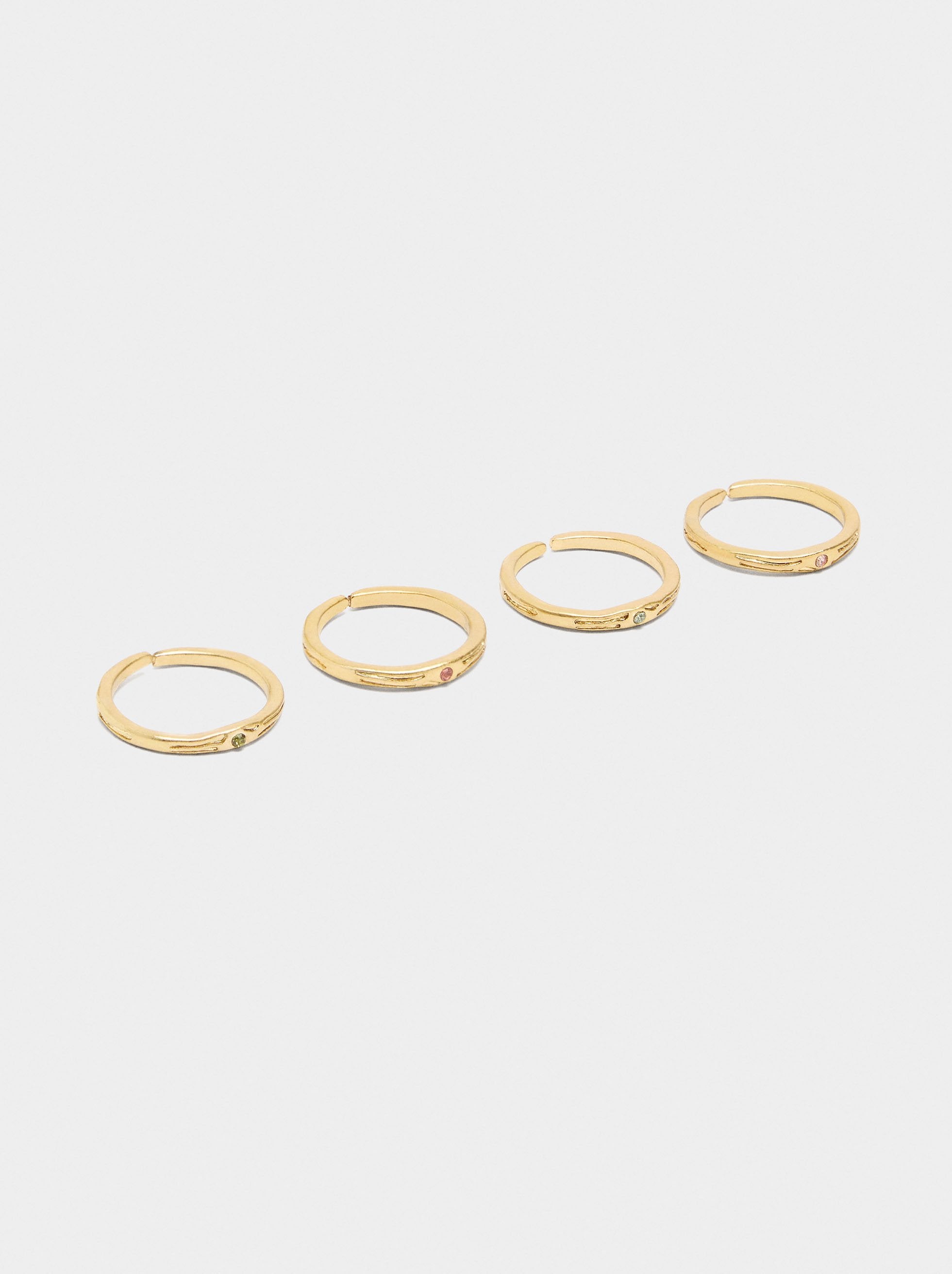 Set De Anillos Abiertos