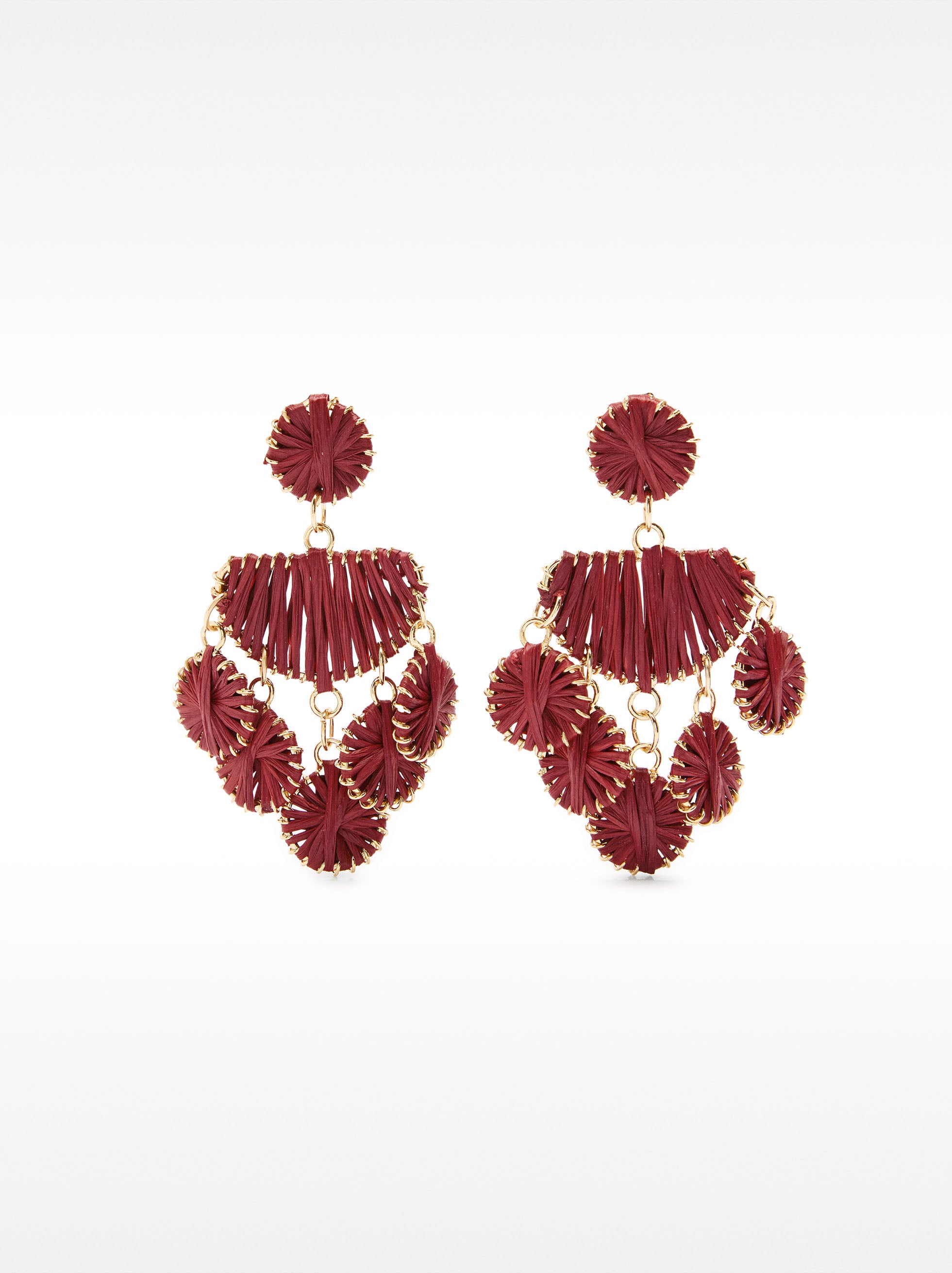 Aretes Maxi De Rafia