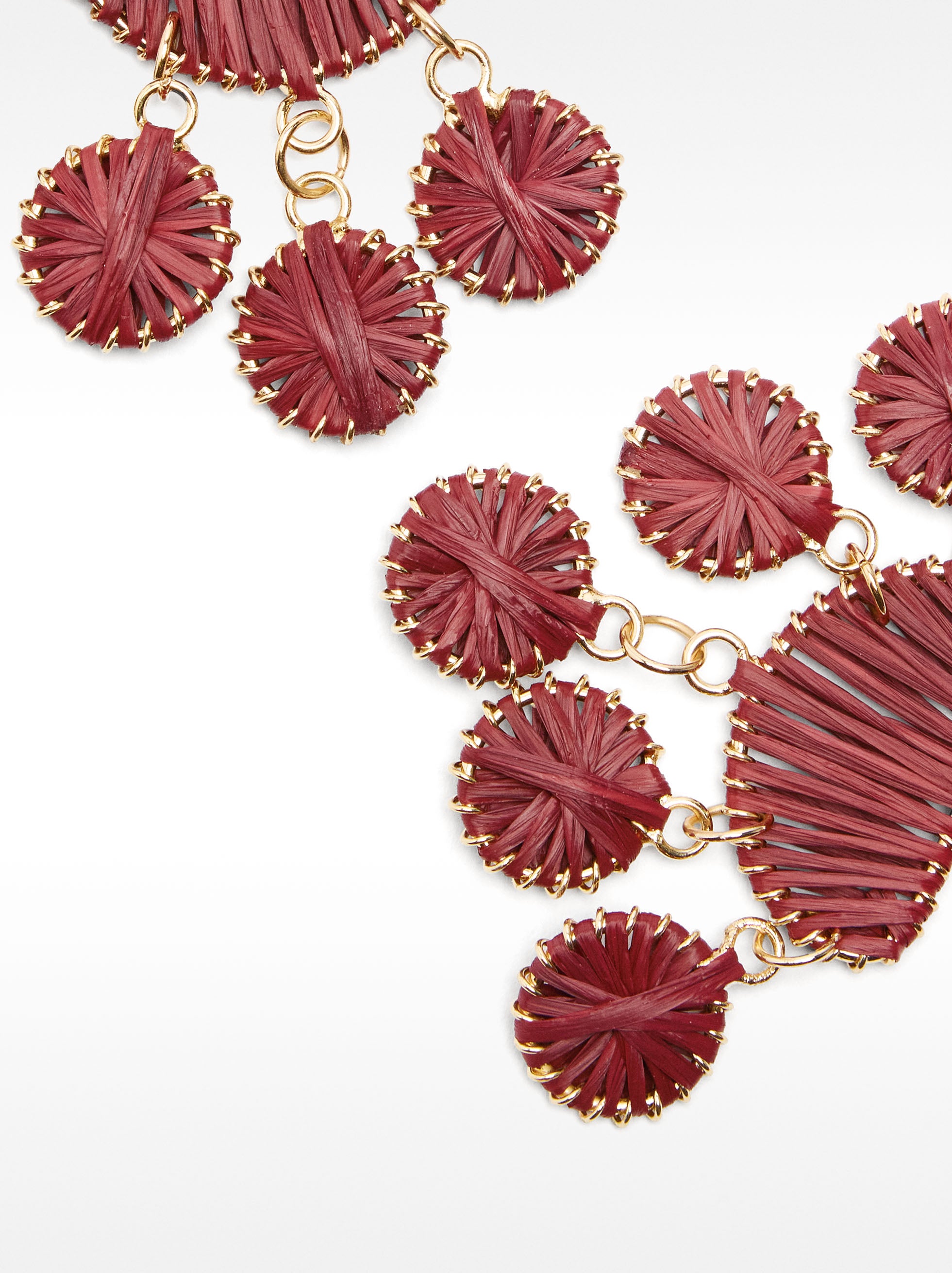 Aretes Maxi De Rafia