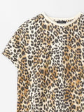 Camiseta Estampado Leopardo