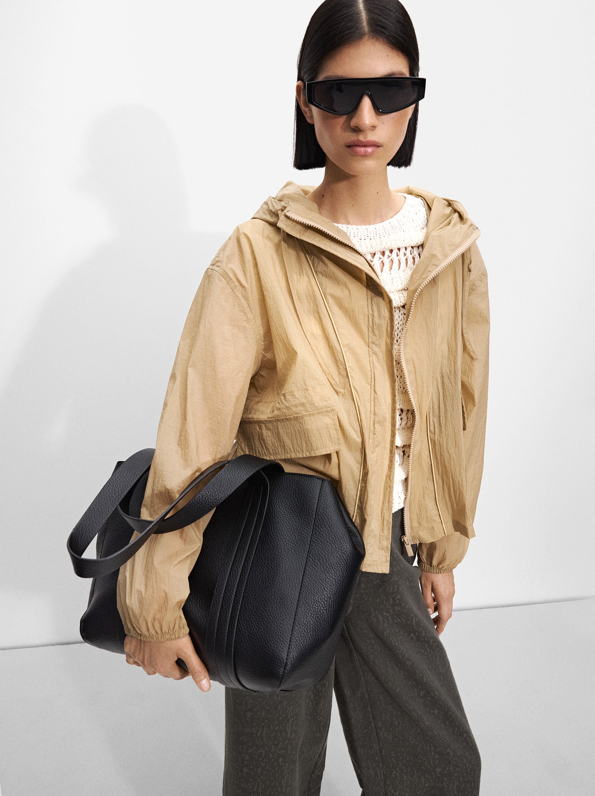 Bolso Shopper Con Bandolera