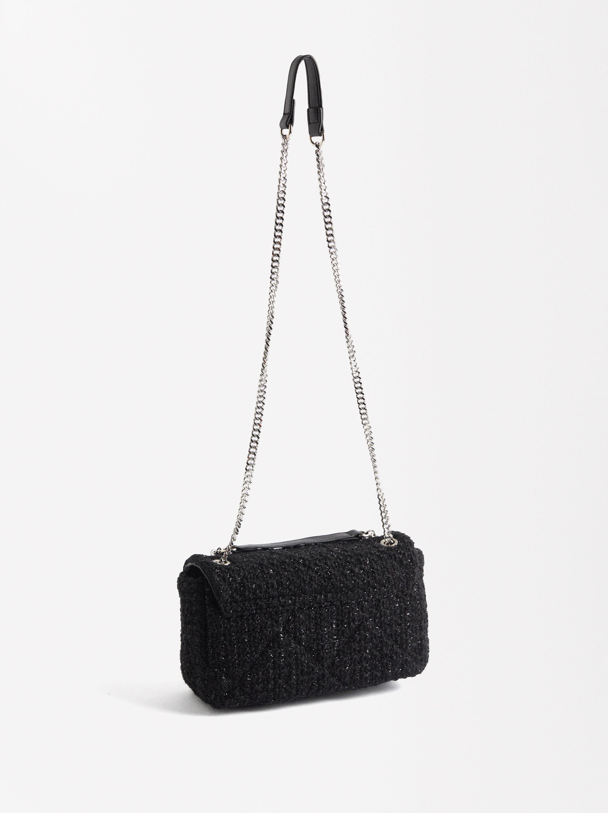 Bolso De Fiesta Con Asa De Cadena