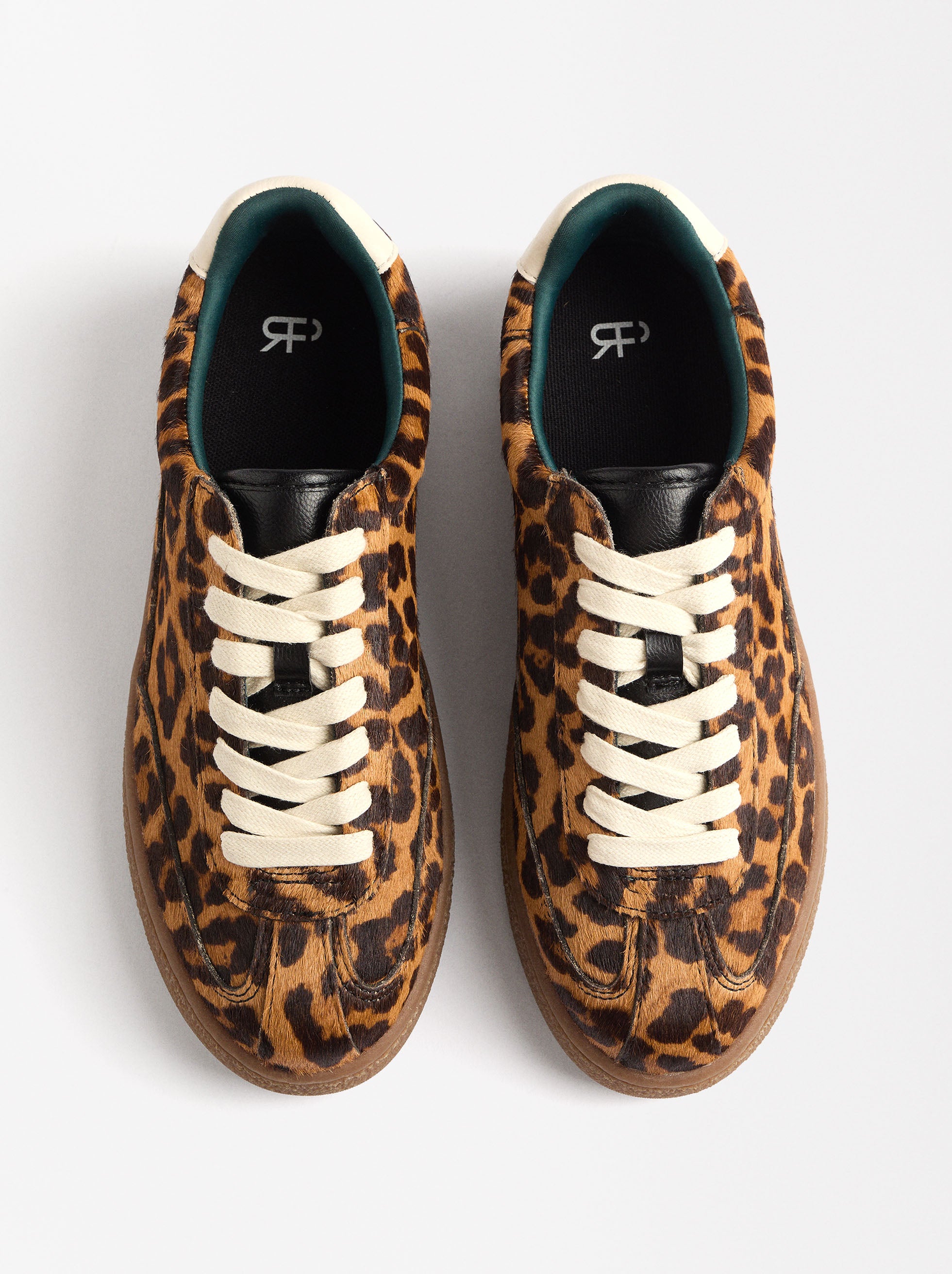 Exclusivo Online - Sapatilhas De Piel Estampado Animal