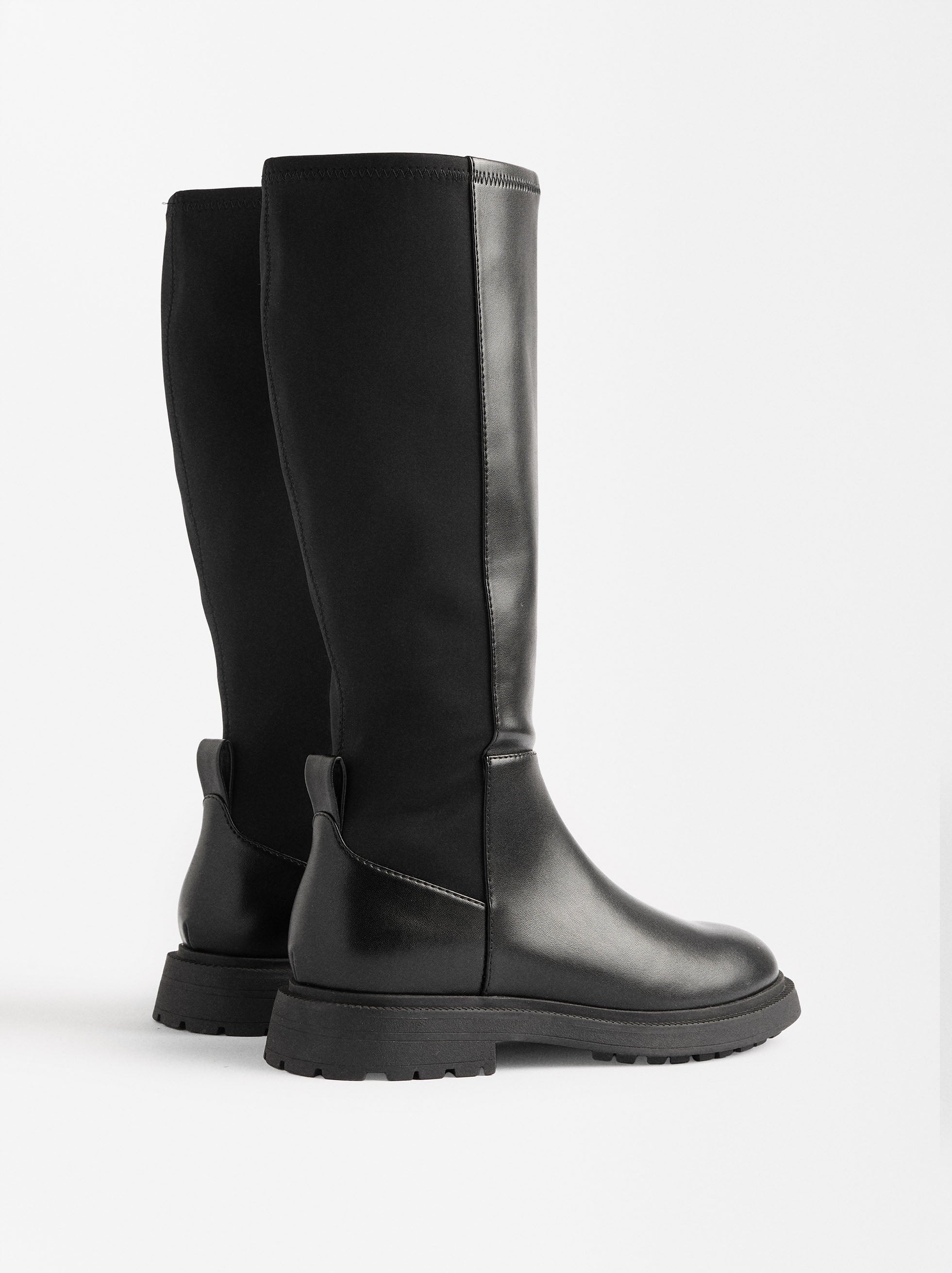 Botas Planas Altas