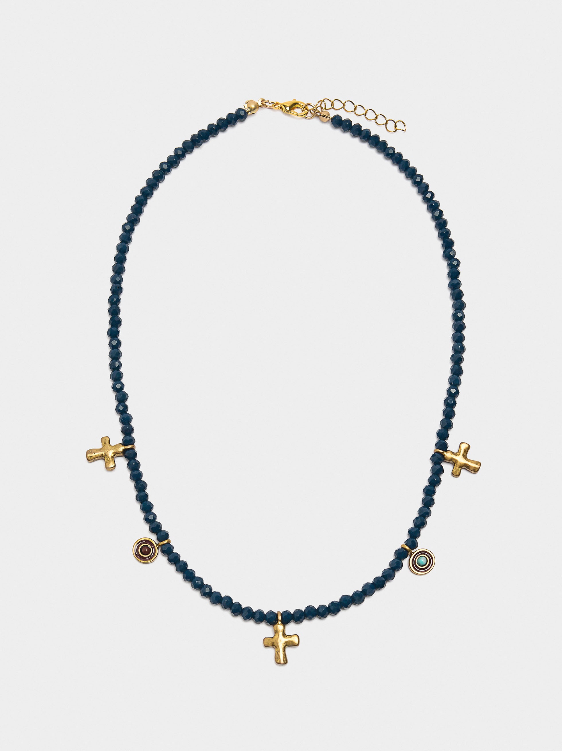 Collar De Piedras Y Charm