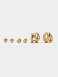 Set De Pendientes De Oro